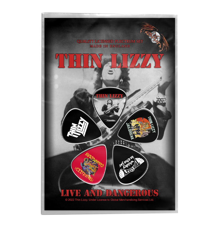 THIN LIZZY - 'Live And Dangerous' Guitar Pick Set