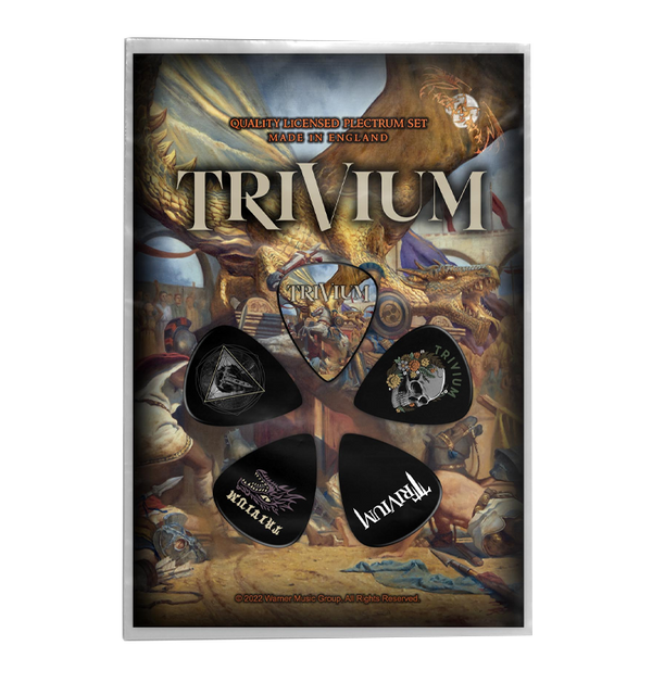 TRIVIUM - 'In The Court Of The Dragon' Guitar Pick Set