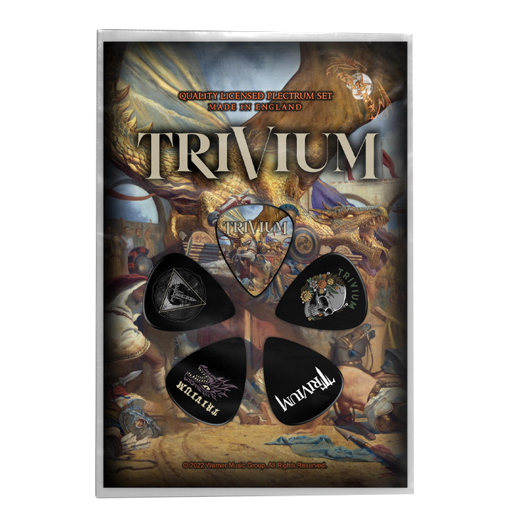 TRIVIUM - 'In The Court Of The Dragon' Guitar Pick Set