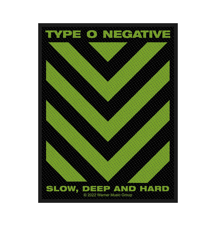 TYPE O NEGATIVE - 'Slow, Deep & Hard' Patch