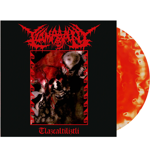 TZOMPANTLI - 'Tlazcaltiliztli' LP (Blood Red Cloudy)