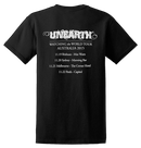 UNEARTH - 'Watching The World Tour - Aus 2015' T-Shirt