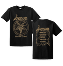 VENOM - 'Welcome To Hell Gold' T-Shirt (Gold)