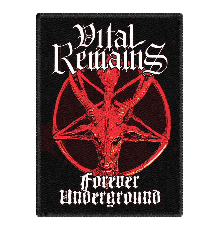 VITAL REMAINS - 'Forever Underground' Patch