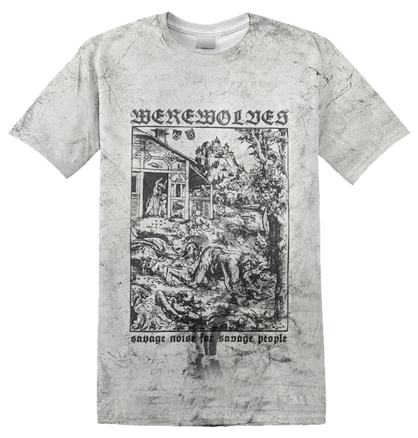WEREWOLVES - 'Savage Noise For Savage People' T-Shirt (Tie Dye)