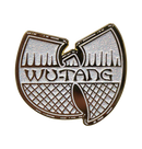 WU-TANG CLAN - 'White & Gold Logo' Metal Pin