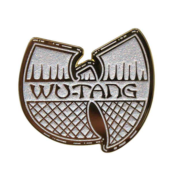 WU-TANG CLAN - 'White & Gold Logo' Metal Pin