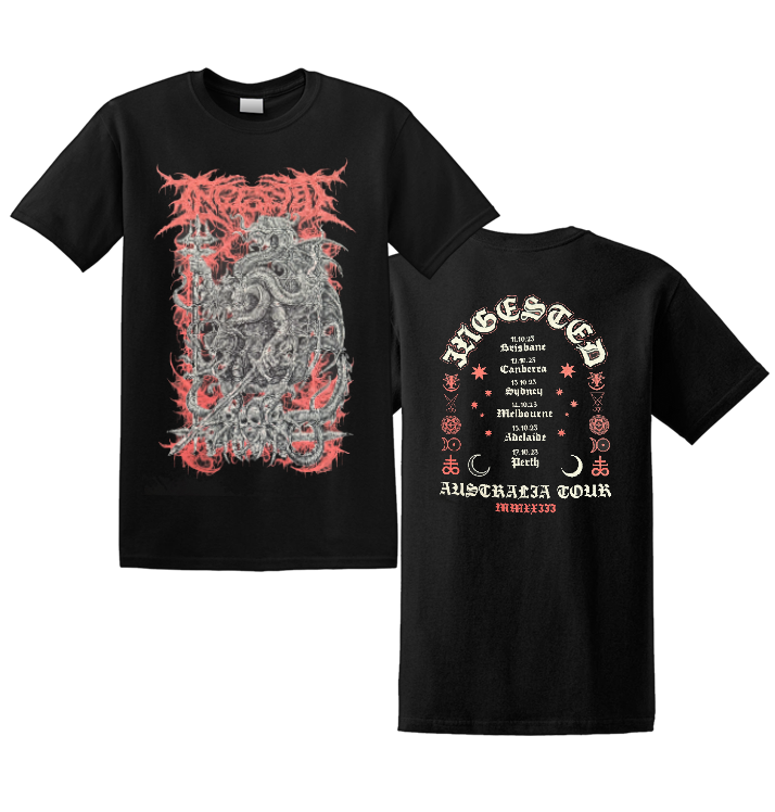 INGESTED - 'Australia Tour' T-Shirt