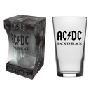 AC/DC - 'Back in Black' Beer Glass