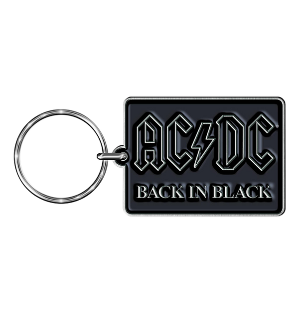 AC/DC - 'Back in Black' Keyring
