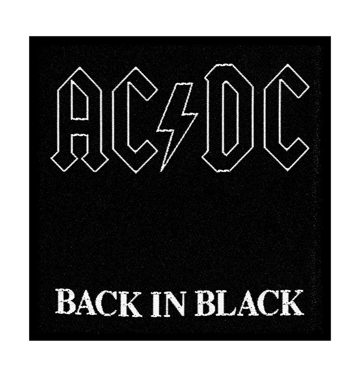 AC/DC - 'Back In Black' Patch