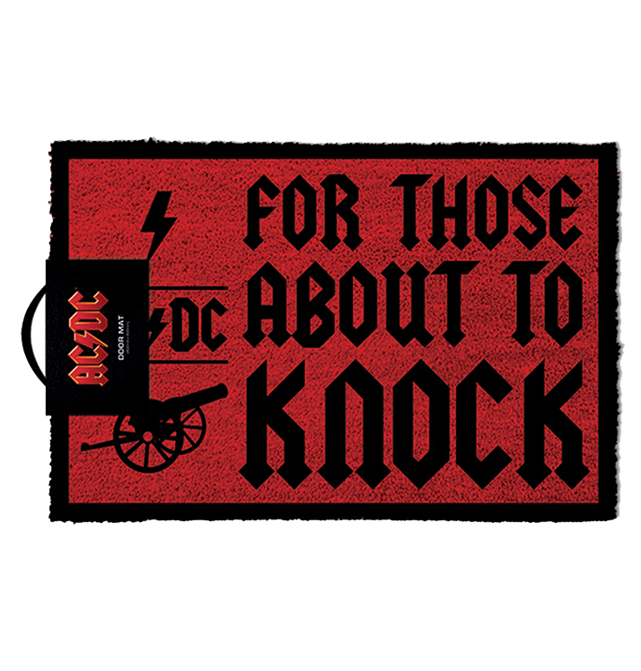 AC/DC - 'For Those About To Knock' Doormat