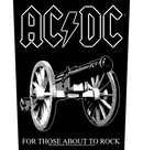AC/DC - 'For Those About to Rock' Back Patch