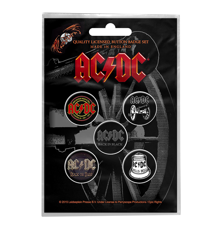AC/DC - 'For Those About to Rock' Badge Set