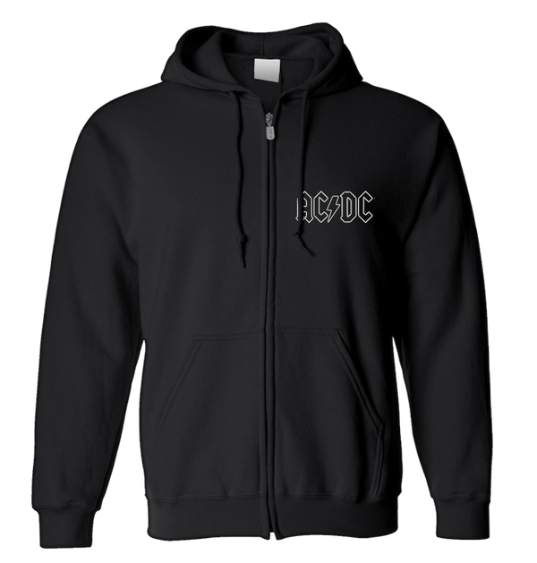 AC/DC - 'For Those About To Rock' Zip-Up Hoodie