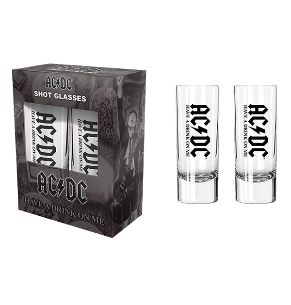 AC/DC - 'Have A Drink On Me' Shot Glasses