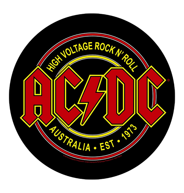 AC/DC - 'High Voltage Rock N Roll' Back Patch