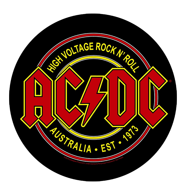 AC/DC - 'High Voltage Rock N Roll' Back Patch