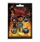 AC/DC - 'Highway to Hell' Badge Set