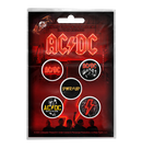 AC/DC - 'Pwr Up' Badge Set