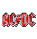 AC/DC - 'Red Logo' Metal Pin