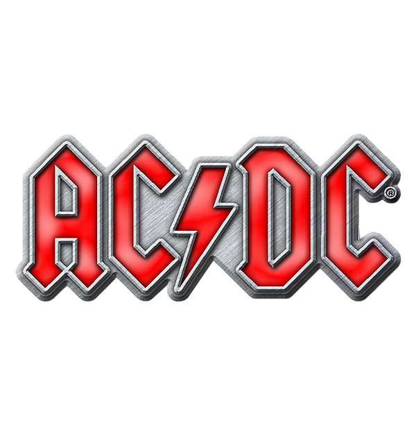 AC/DC - 'Red Logo' Metal Pin