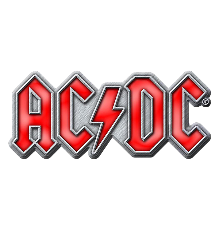 AC/DC - 'Red Logo' Metal Pin