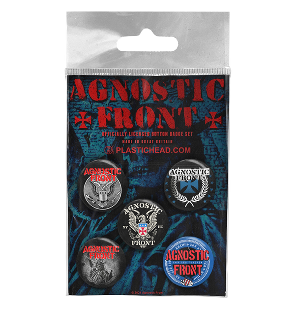 AGNOSTIC FRONT - 'Agnostic Front' Badge Set