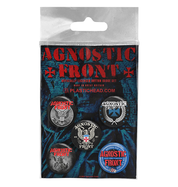 AGNOSTIC FRONT - 'Agnostic Front' Badge Set