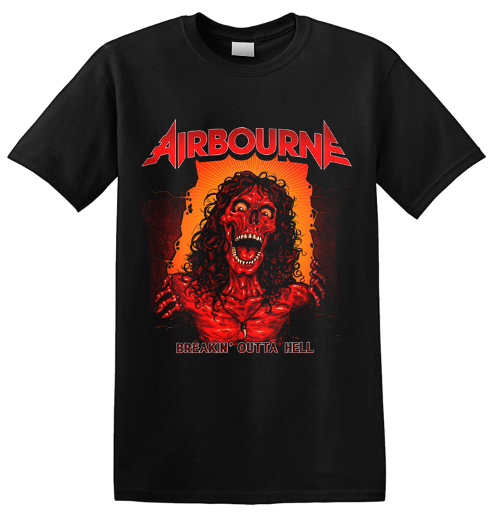 AIRBOURNE - 'Breakin' Outta Hell  Skeleton' T-Shirt