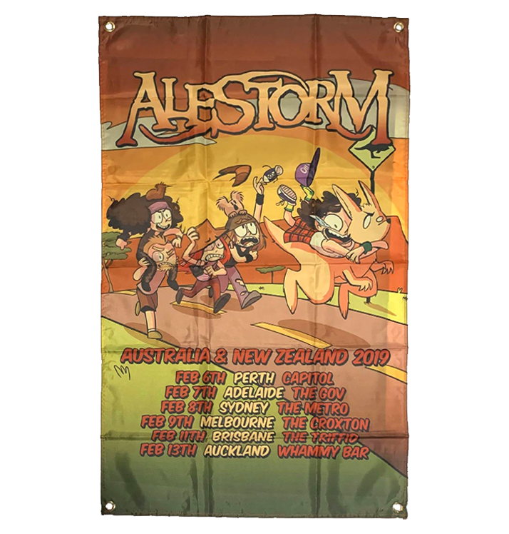 ALESTORM - 'Australian Tour' Flag