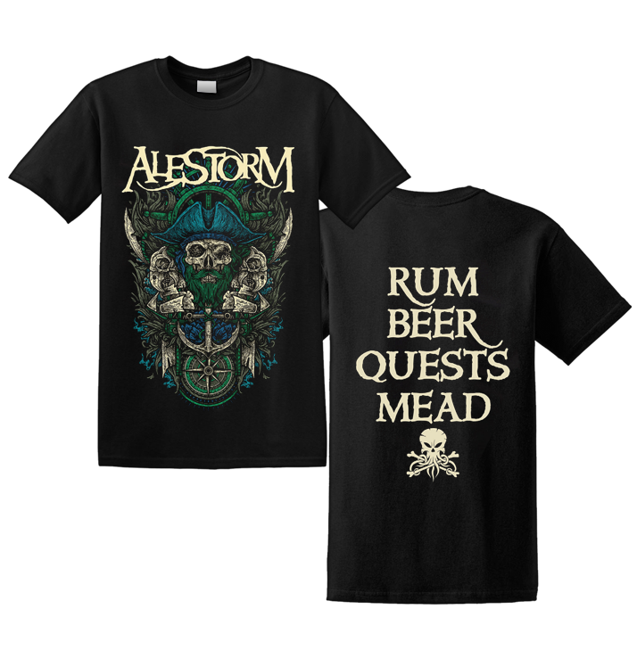 ALESTORM - 'Rum Beer Quests Mead' T-Shirt