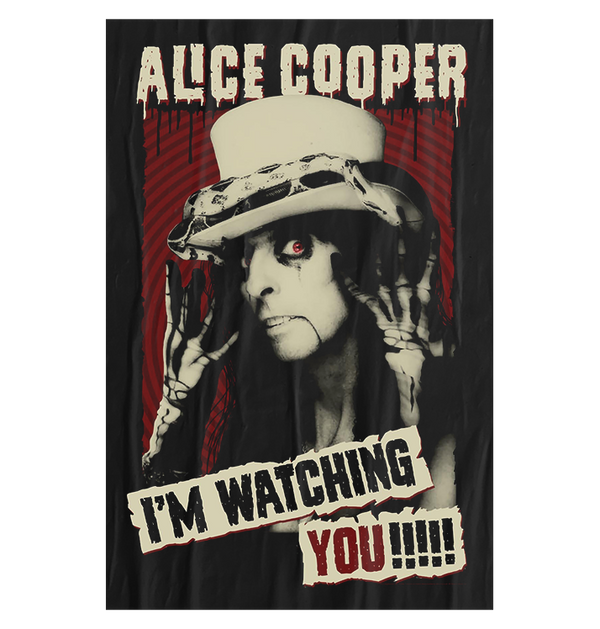 ALICE COOPER - 'I'm Watching You' Flag