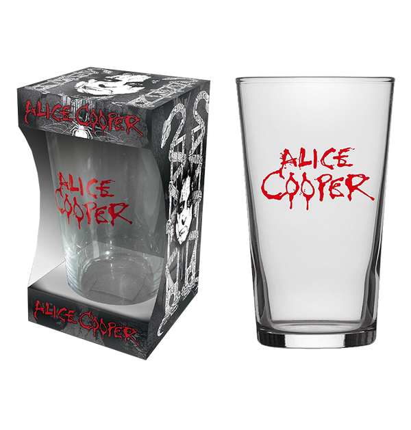 ALICE COOPER - 'Logo' Beer Glass