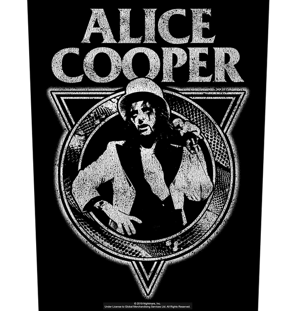 ALICE COOPER - 'Snakeskin' Back Patch