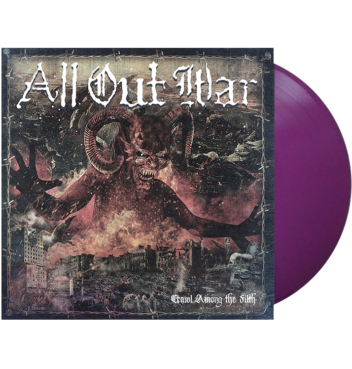 ALL OUT WAR - 'Crawl Among the Filth' LP