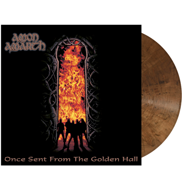 AMON AMARTH - 'Once Sent From The Golden Hall' Red / Black LP Variant