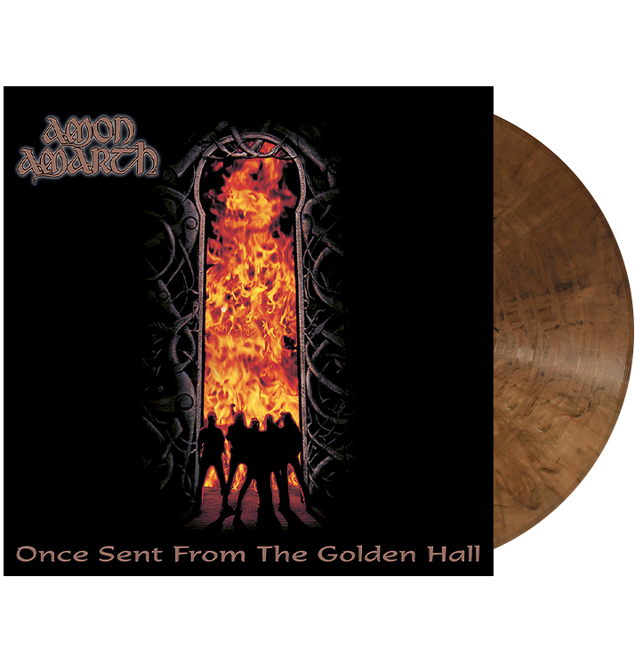 AMON AMARTH - 'Once Sent From The Golden Hall' Red / Black LP Variant