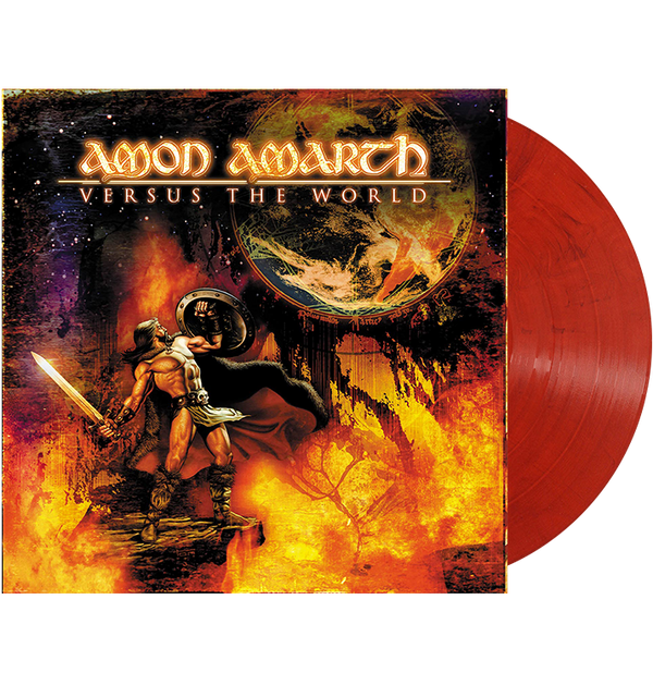 AMON AMARTH - 'Versus The World' Crimson Marbled LP