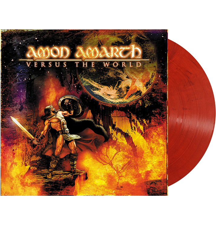 AMON AMARTH - 'Versus The World' Crimson Marbled LP