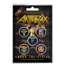 ANTHRAX - 'Among The Living' Badge Set