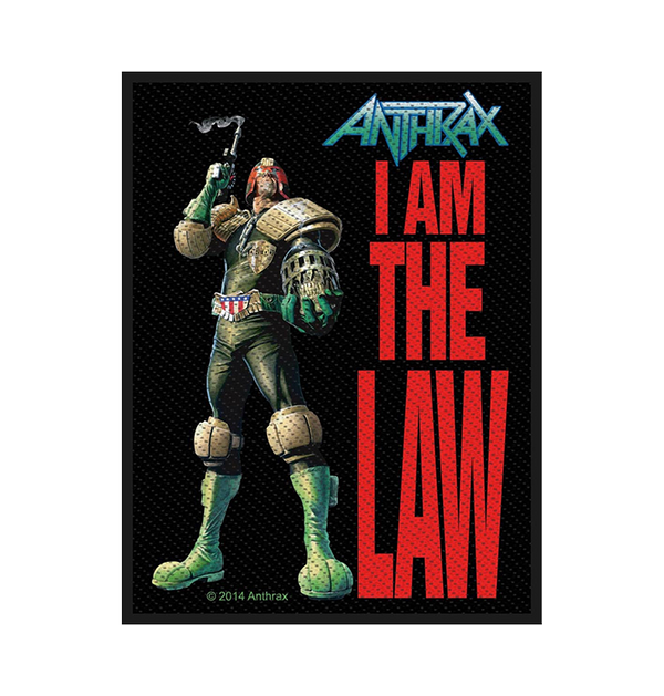 ANTHRAX - 'I Am The Law' Patch