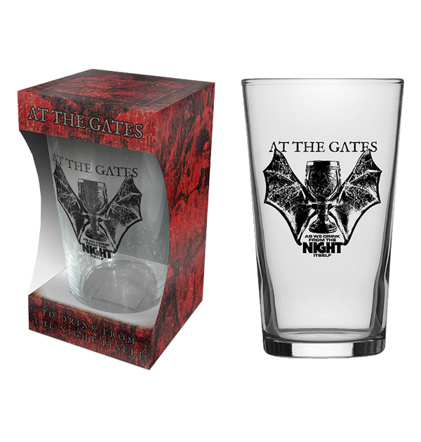 AT THE GATES - 'As We Drink From the Night Itself' Beer Glass