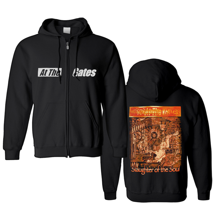 AT THE GATES - 'Slaughter Of The Soul' Zip-Up Hoodie