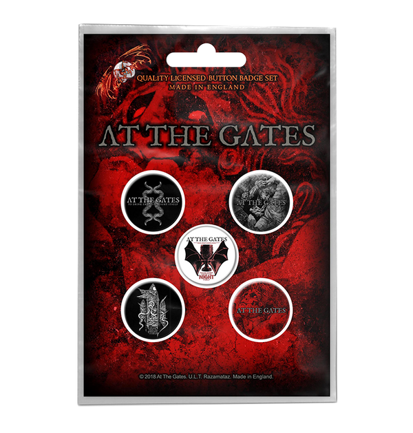 AT THE GATES - 'To Drink From the Night Itself' Badge Set