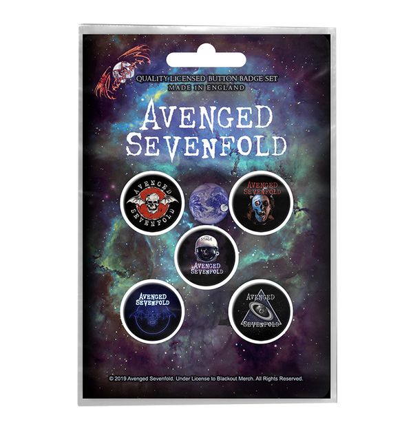 AVENGED SEVENFOLD - 'The Stage' Badge Set
