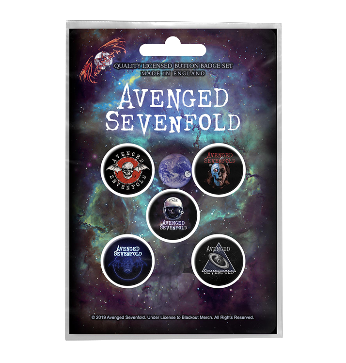 AVENGED SEVENFOLD - 'The Stage' Badge Set