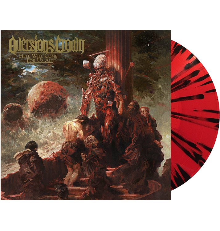 AVERSIONS CROWN - 'Hell Will Come For Us All' Red & Black LP