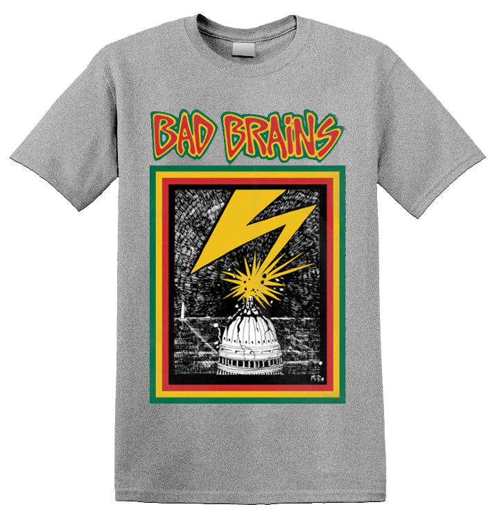 BAD BRAINS - 'Bad Brains' T-Shirt (Grey)