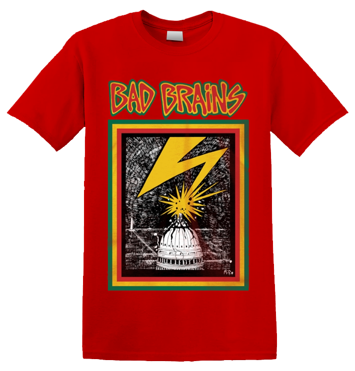 BAD BRAINS - 'Bad Brains' T-Shirt (Red)